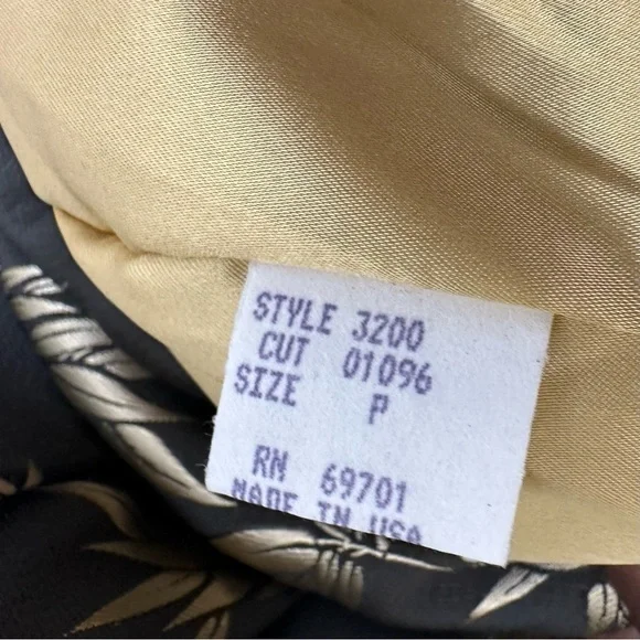 Sue Wong Womens Floral Balloon Tiered Maxi Dress Sz Small Green Gold Sleeveless - Picture 11 of 12